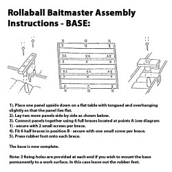 GARDNER - Baitmaster 16 mm Roller Table - tablica do kulek